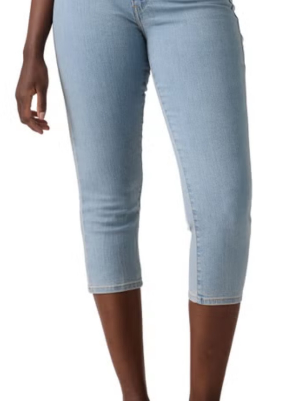 Levi's Light Blue 311 Shaping Skinny Capri Jeans